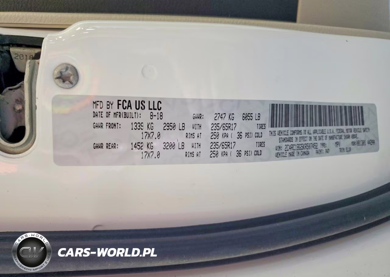 2019 Chrysler Pacifica Touring L VIN:2C4RC1BG5KR507452 - 13