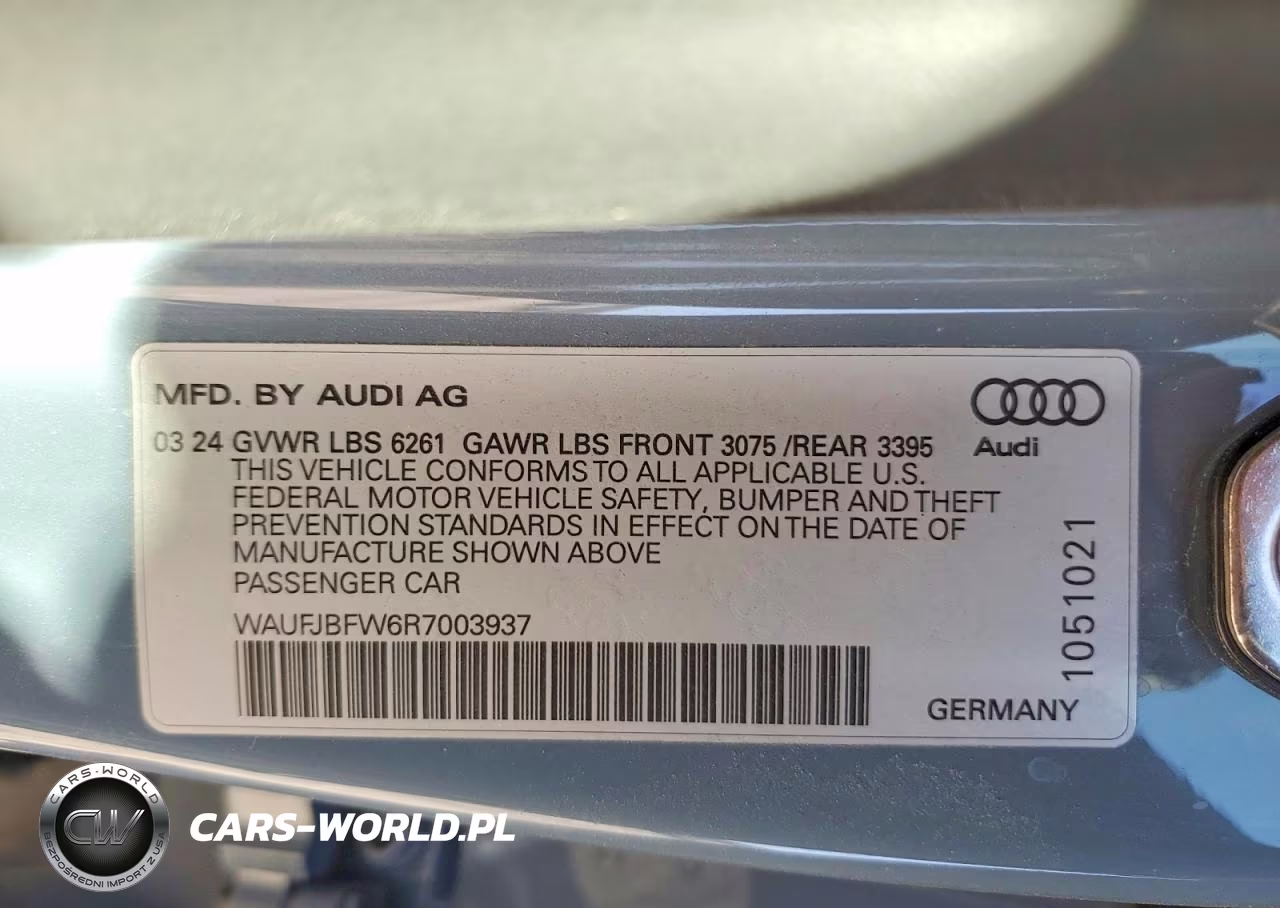 2024 Audi E-Tron Gt Premium Plus VIN:WAUFJBFW6R7003937 - 13