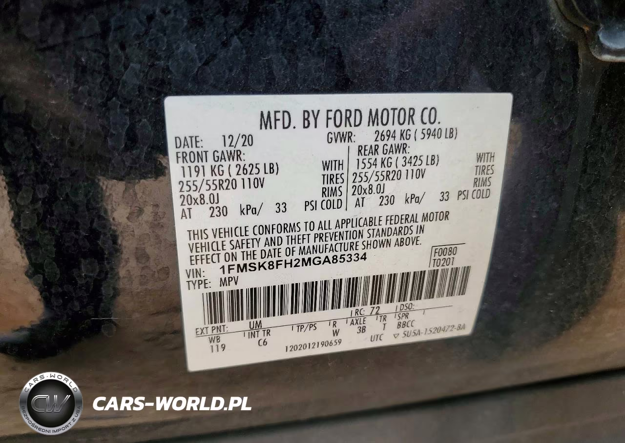 2021 Ford Explorer Limited VIN:1FMSK8FH2MGA85334 - 13