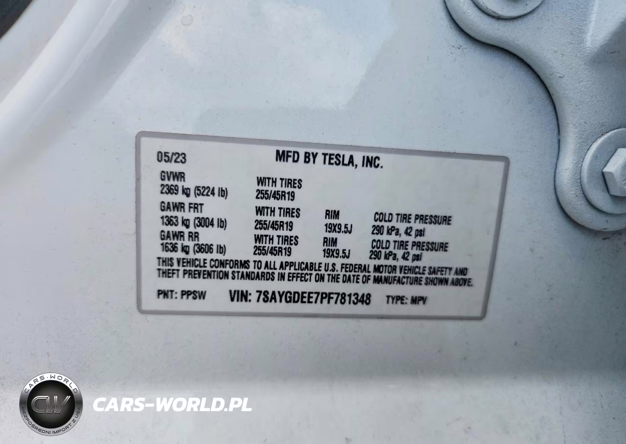 2023 Tesla Model Y VIN:7SAYGDEE7PF781348 - 12