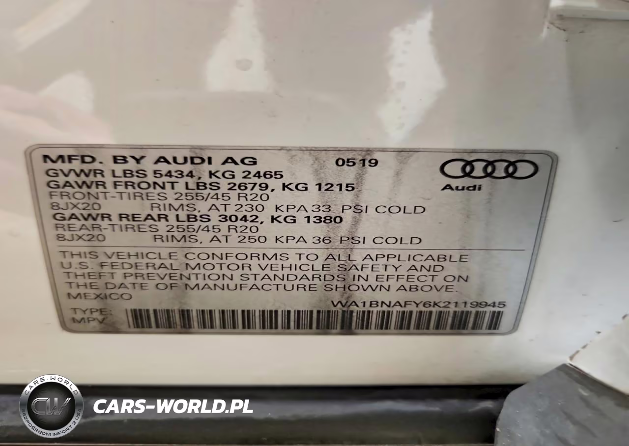 2019 Audi Q5 Premium Plus VIN:WA1BNAFY6K2119945 - 14