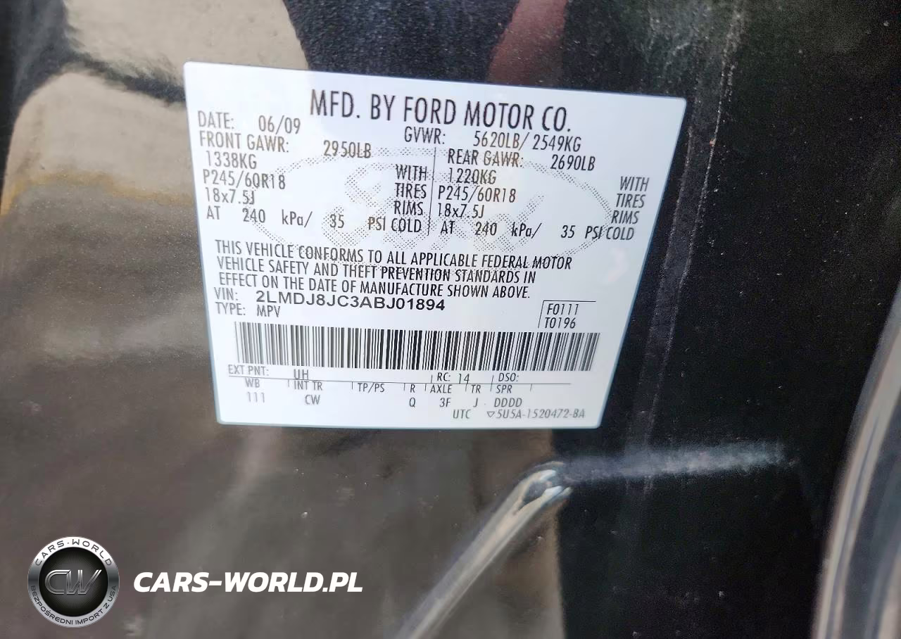 2010 Lincoln Mkz VIN:2LMDJ8JC3ABJ01894 - 13