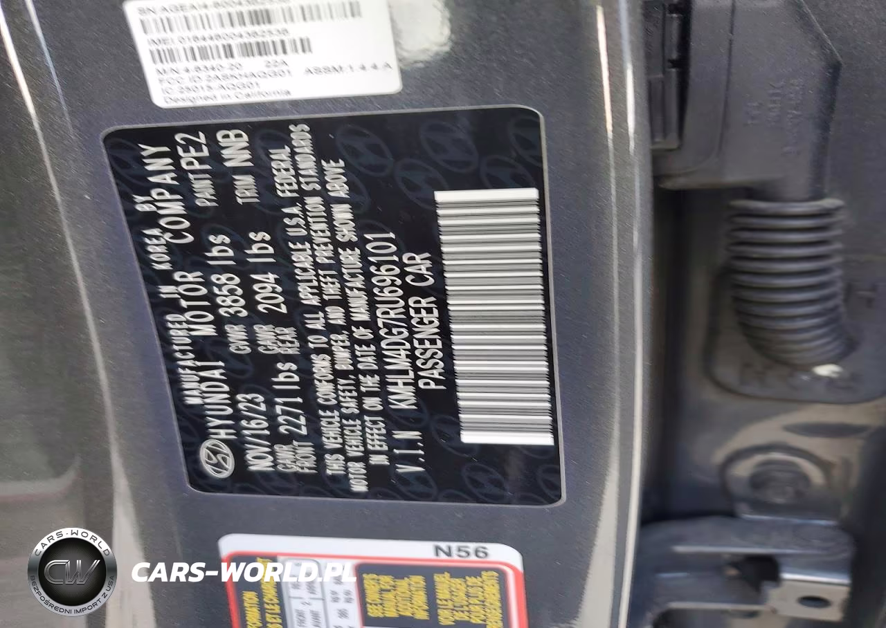 2024 Hyundai Elantra Sel VIN:KMHLM4DG7RU696101 - 12