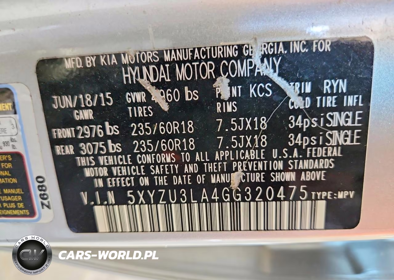 2016 Hyundai Santa Fe Sport 2.0T VIN:5XYZU3LA4GG320475 - 13