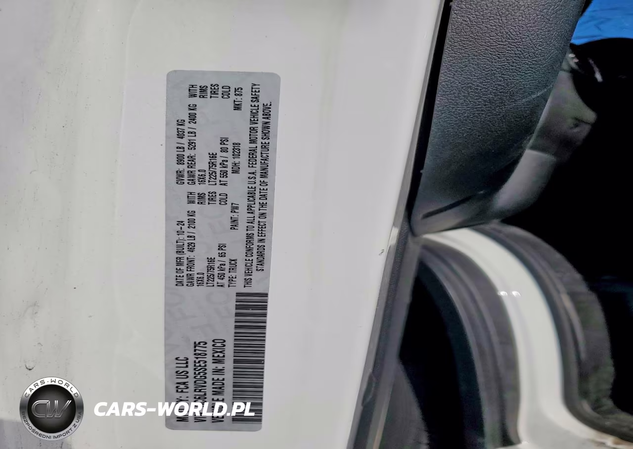 2025 Ram Promaster 2500 Delivery Van VIN:3C6LRVDG5SE518775 - 13