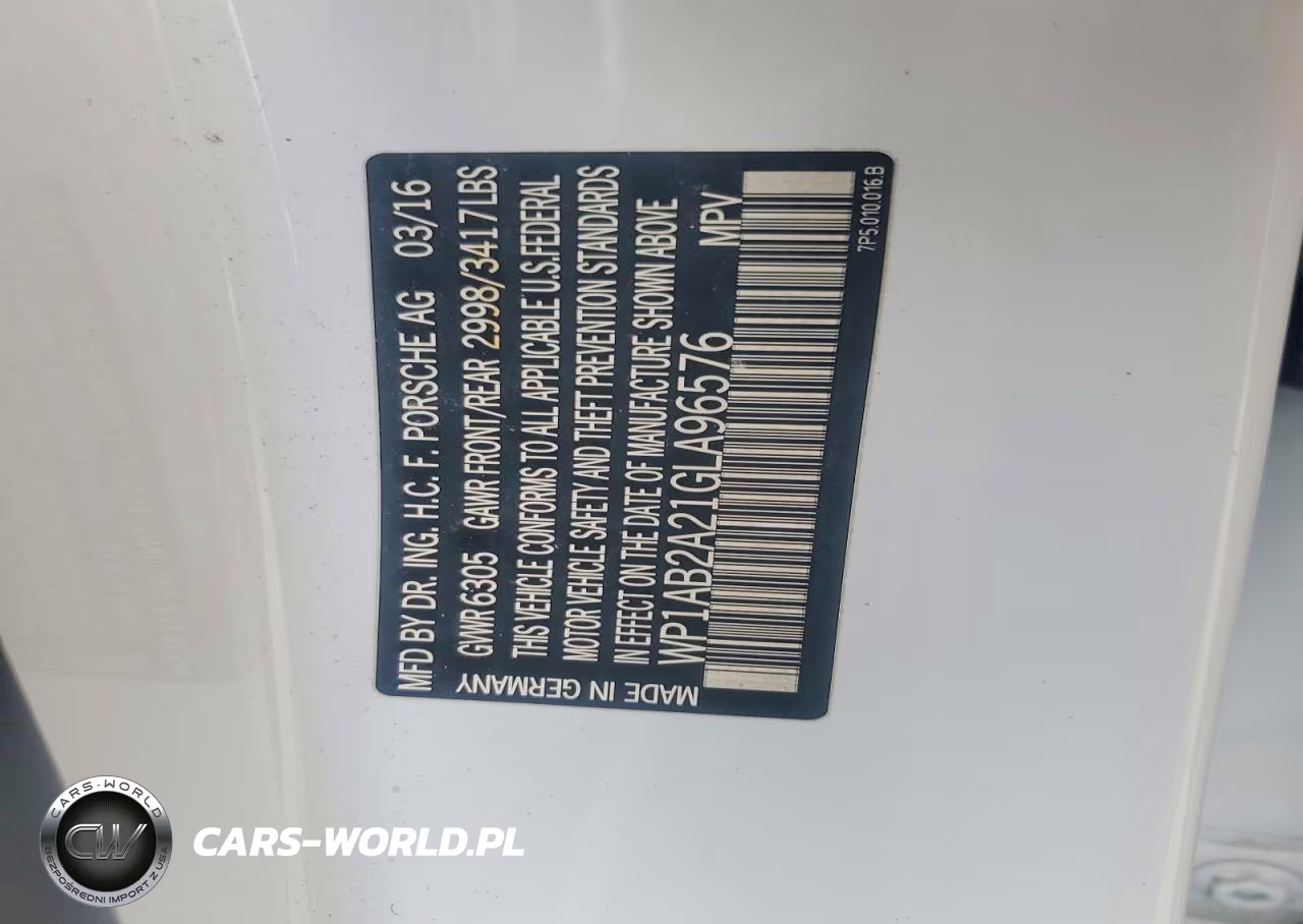 2016 Porsche Cayenne S VIN:WP1AB2A21GLA96576 - 14