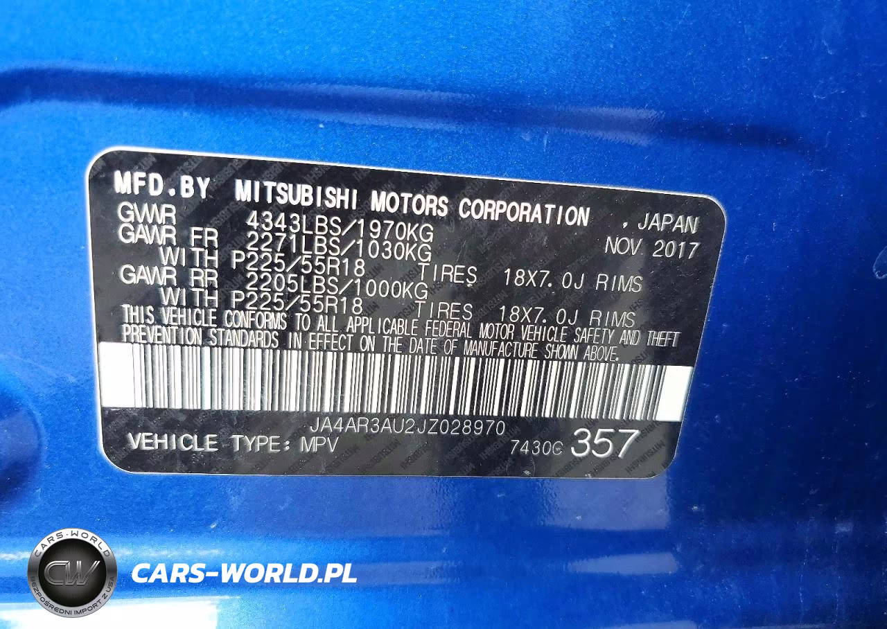 2018 Mitsubishi Outlander Sport Es VIN:JA4AR3AU2JZ028970 - 13