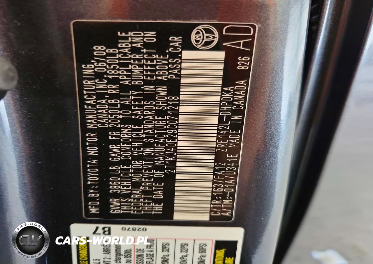 2009 Toyota Matrix Base VIN:2T1KU40E29C071218 - 12