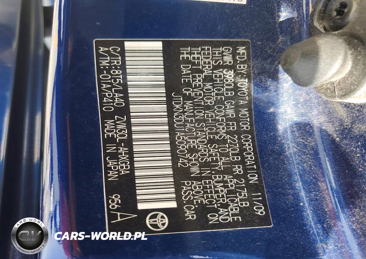 2010 Toyota Prius Iv VIN:JTDKN3DU1A5090742 - 12