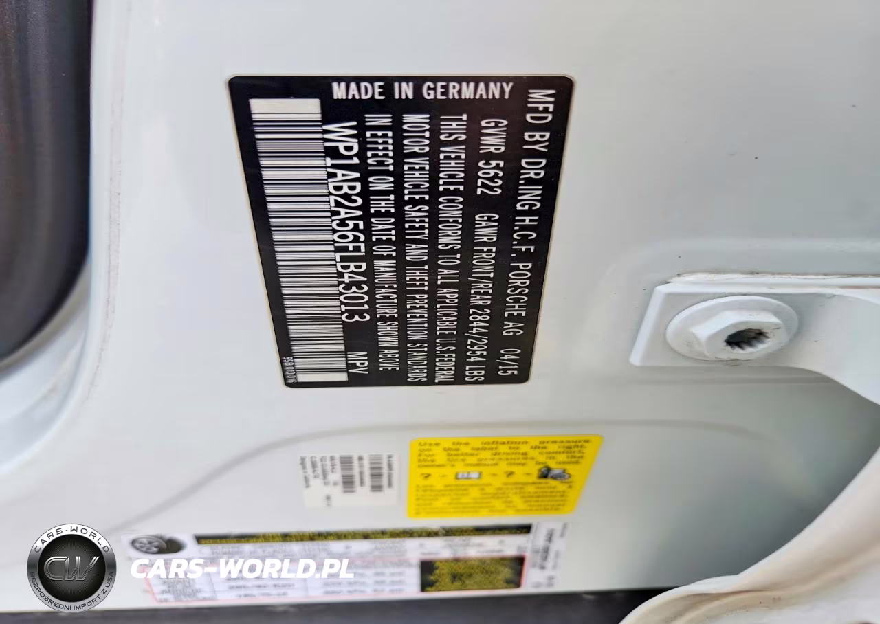2015 Porsche Macan S VIN:WP1AB2A56FLB43013 - 12