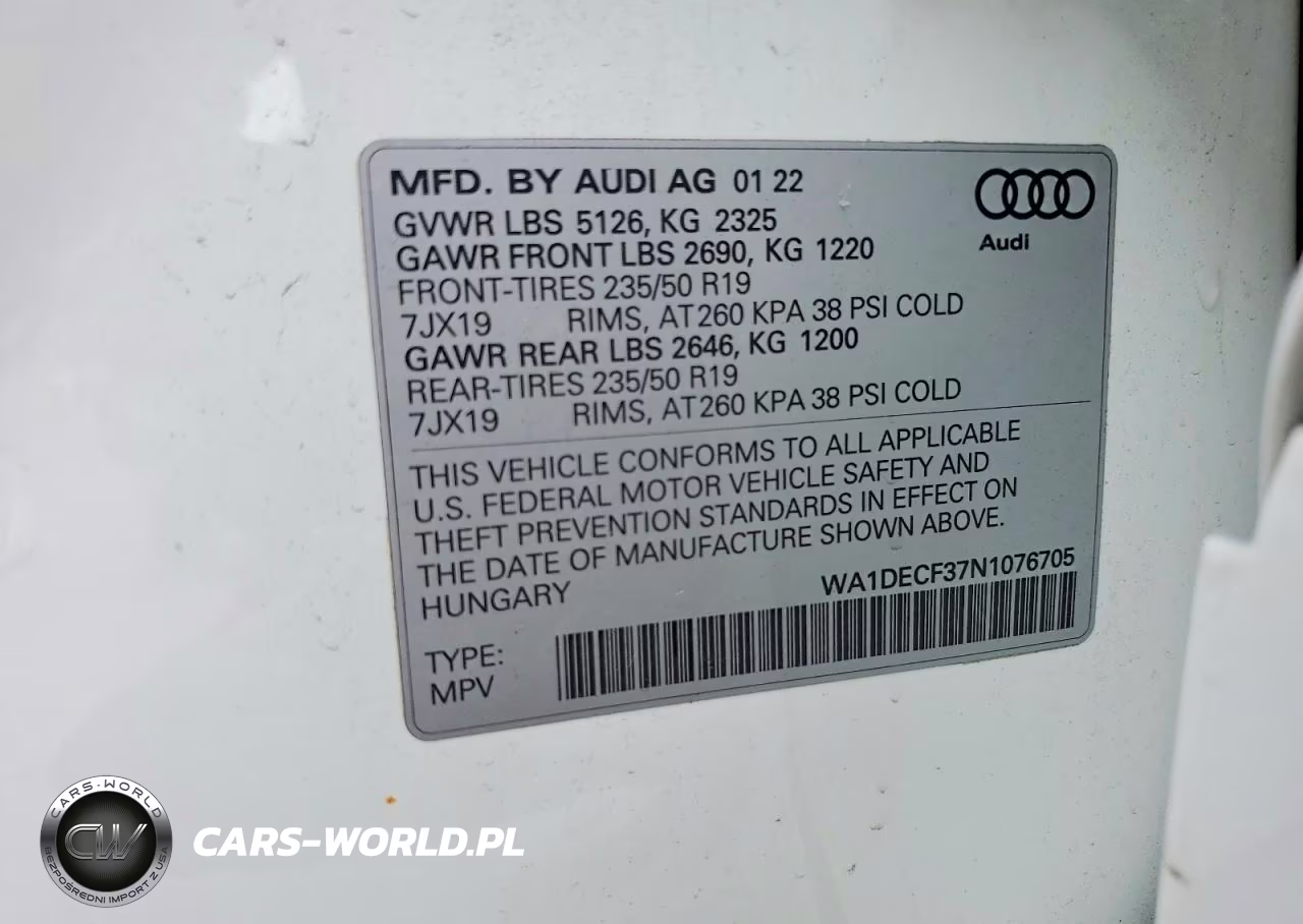 2022 Audi Q3 Premium S Line 45 VIN:WA1DECF37N1076705 - 14
