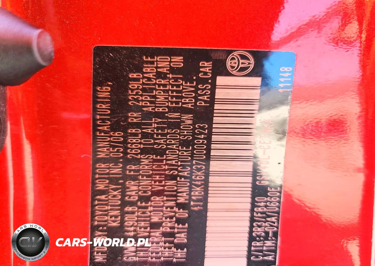 2007 Toyota Camry Le V6 VIN:4T1BK46K37U009423 - 12