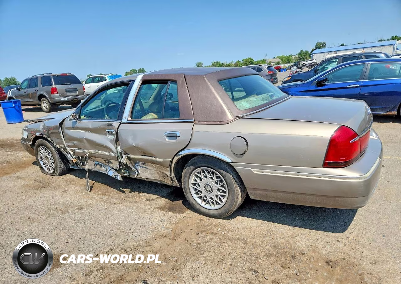2001 Mercury Grand Marquis Gs VIN:2MEFM74W21X623613 - 2