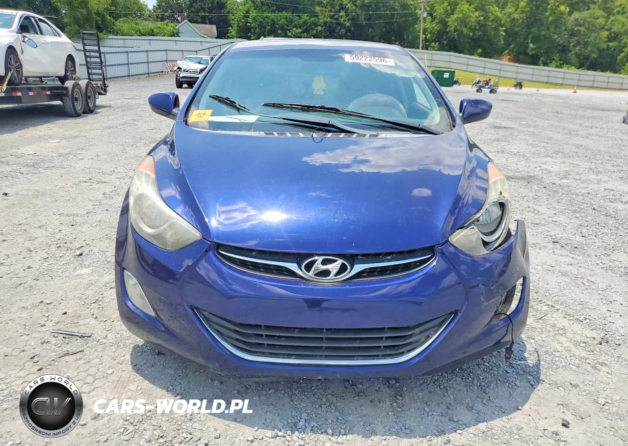 2012 Hyundai Elantra Gls VIN:5NPDH4AE8CH096026 - 5