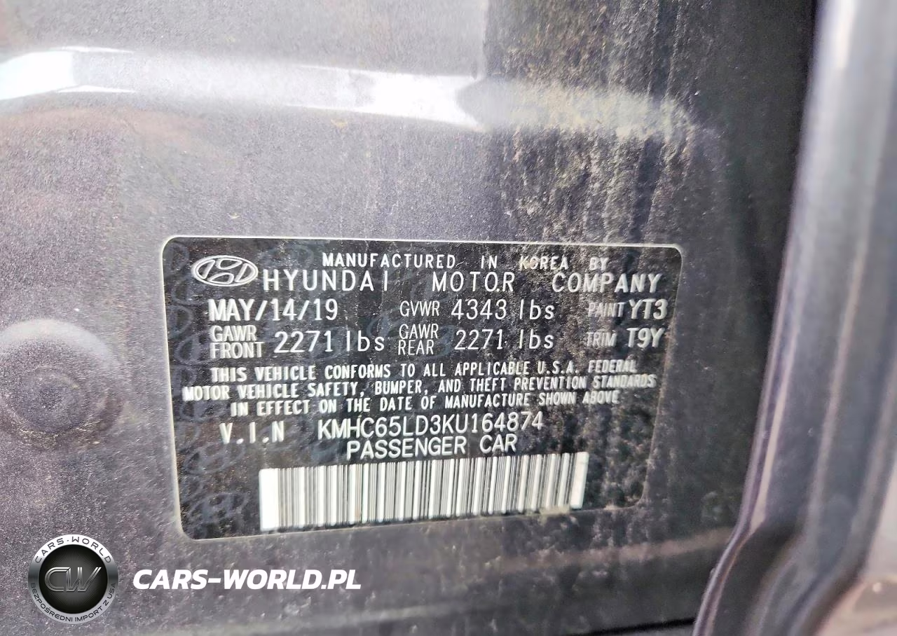 2019 Hyundai Ioniq Plug-In Hybrid Base VIN:KMHC65LD3KU164874 - 12