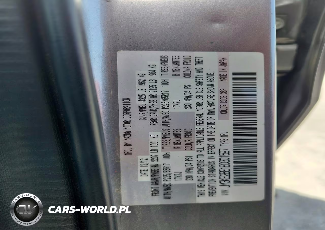 2014 Mazda Cx-5 Sport VIN:JM3KE2BE1E0301597 - 12