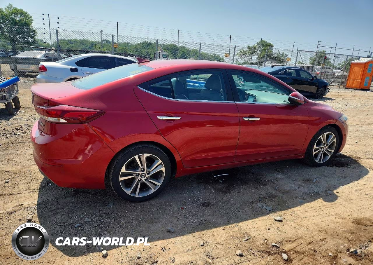 2017 Hyundai Elantra Limited VIN:5NPD84LF2HH024655 - 3