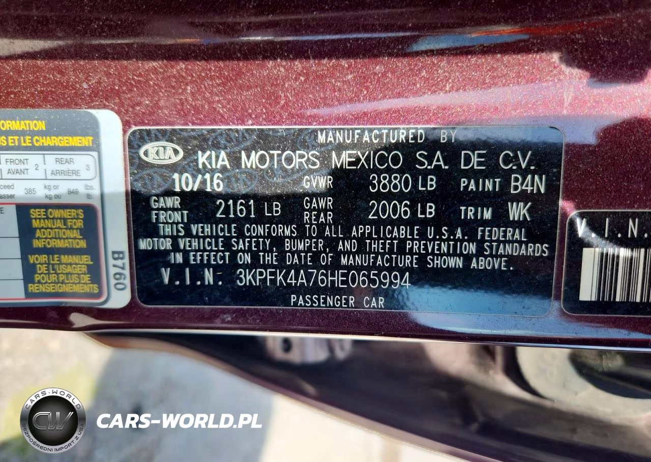 2017 Kia Forte Lx VIN:3KPFK4A76HE065994 - 12