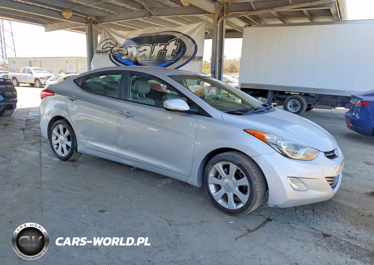 2012 Hyundai Elantra Limited VIN:KMHDH4AE5CU208024 - 4
