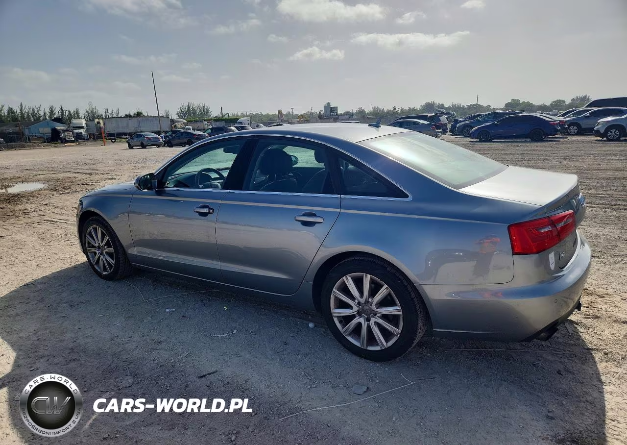 2013 Audi A6 VIN:WAUGFAFCXDN093507 - 2