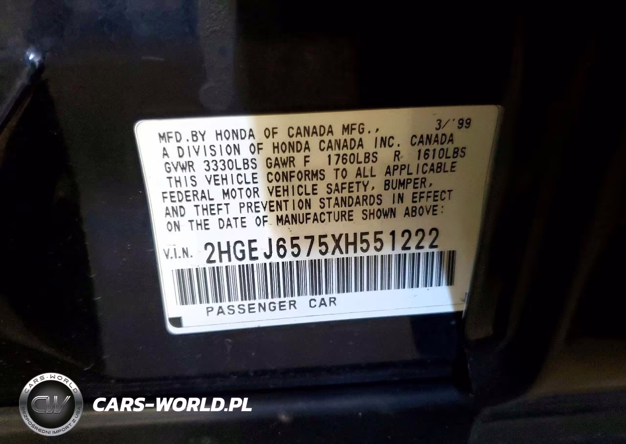 1999 Honda Civic Lx VIN:2HGEJ6575XH551222 - 12