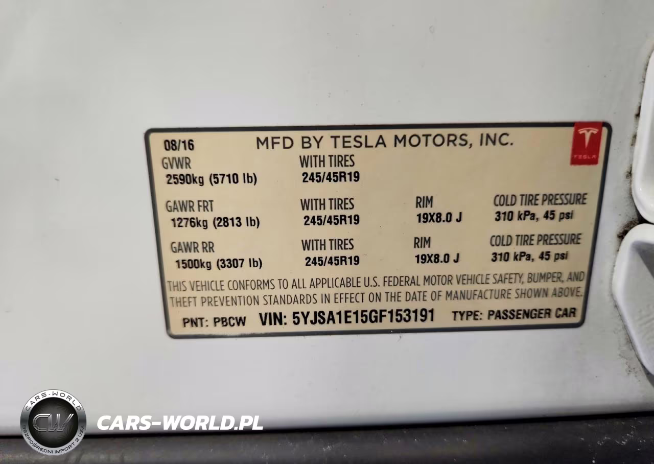 2016 Tesla Model S VIN:5YJSA1E15GF153191 - 12
