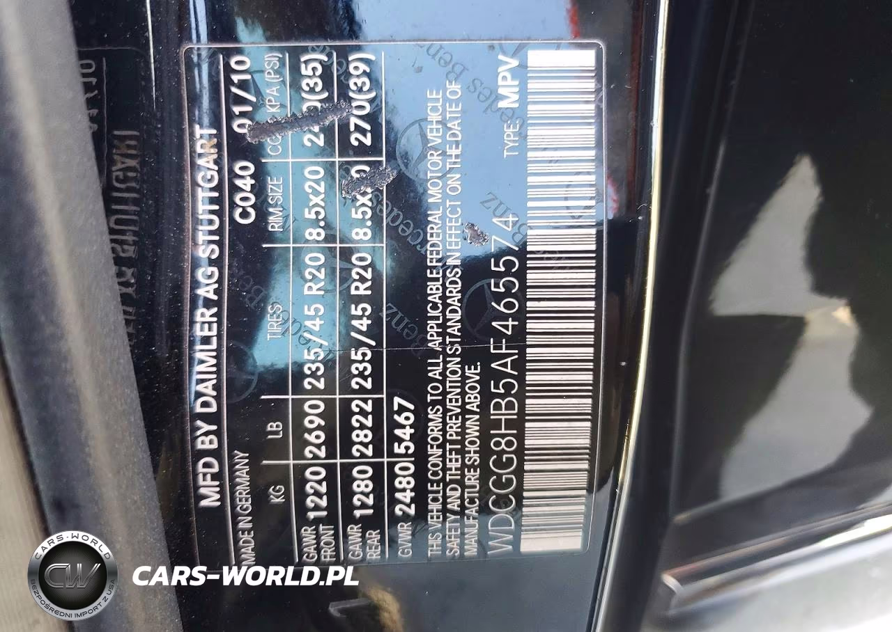 2010 Mercedes-Benz Glk 350 4Matic VIN:WDCGG8HB5AF465574 - 13