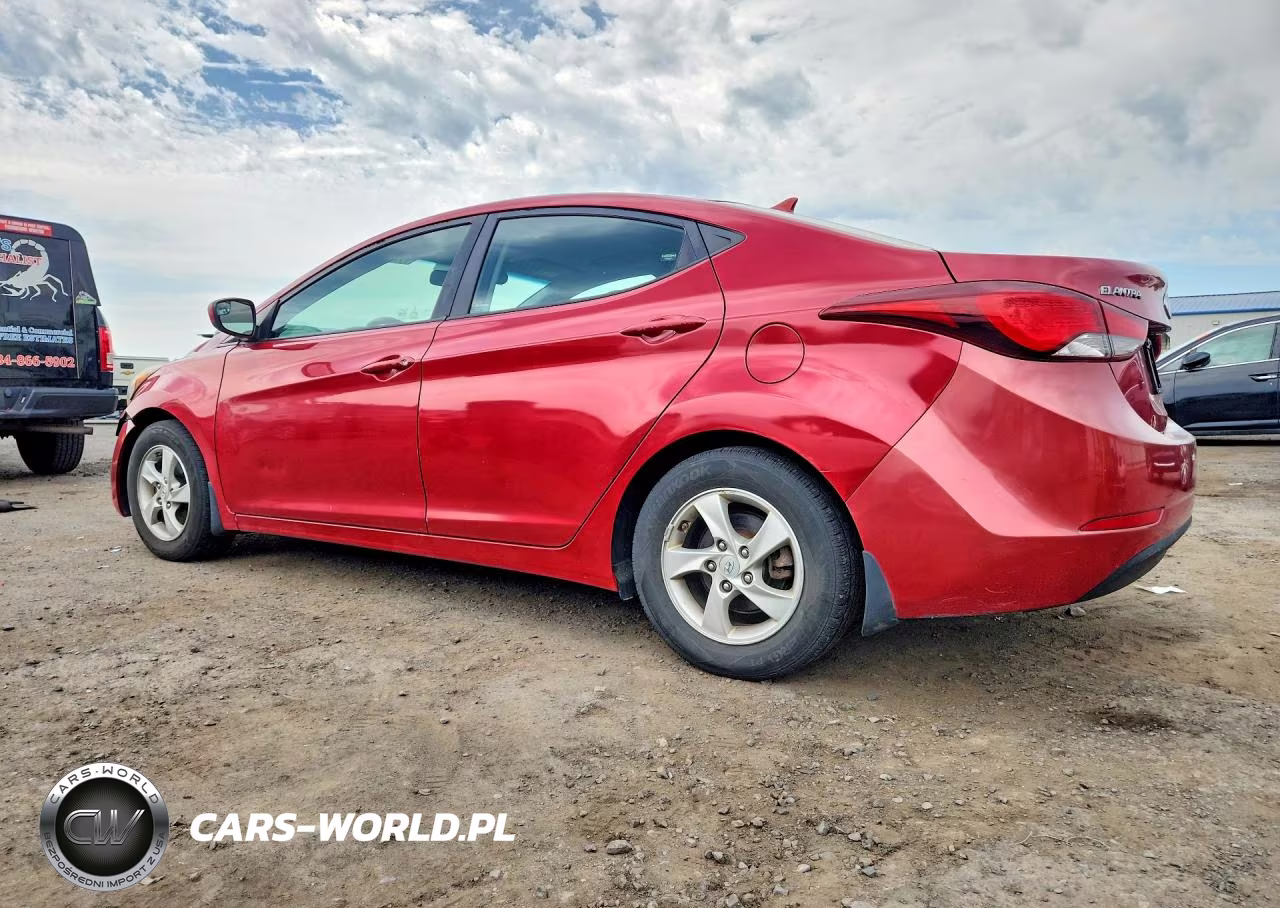 2014 Hyundai Elantra Se VIN:KMHDH4AE4EU135196 - 2