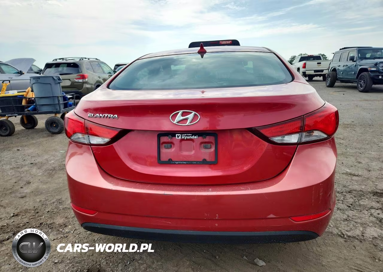 2014 Hyundai Elantra Se VIN:KMHDH4AE4EU135196 - 6