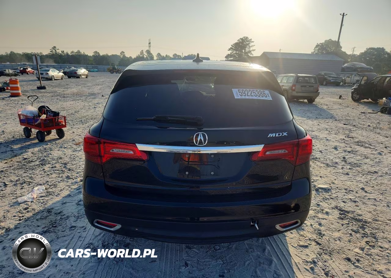 2016 Acura Mdx VIN:5FRYD3H2XGB008132 - 6