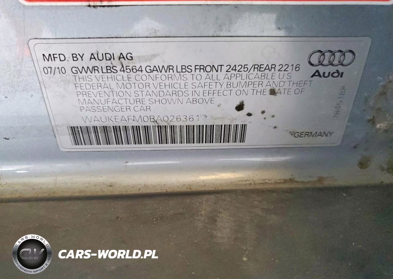 2011 Audi A3 Premium Plus VIN:WAUKEAFM0BA026361 - 12