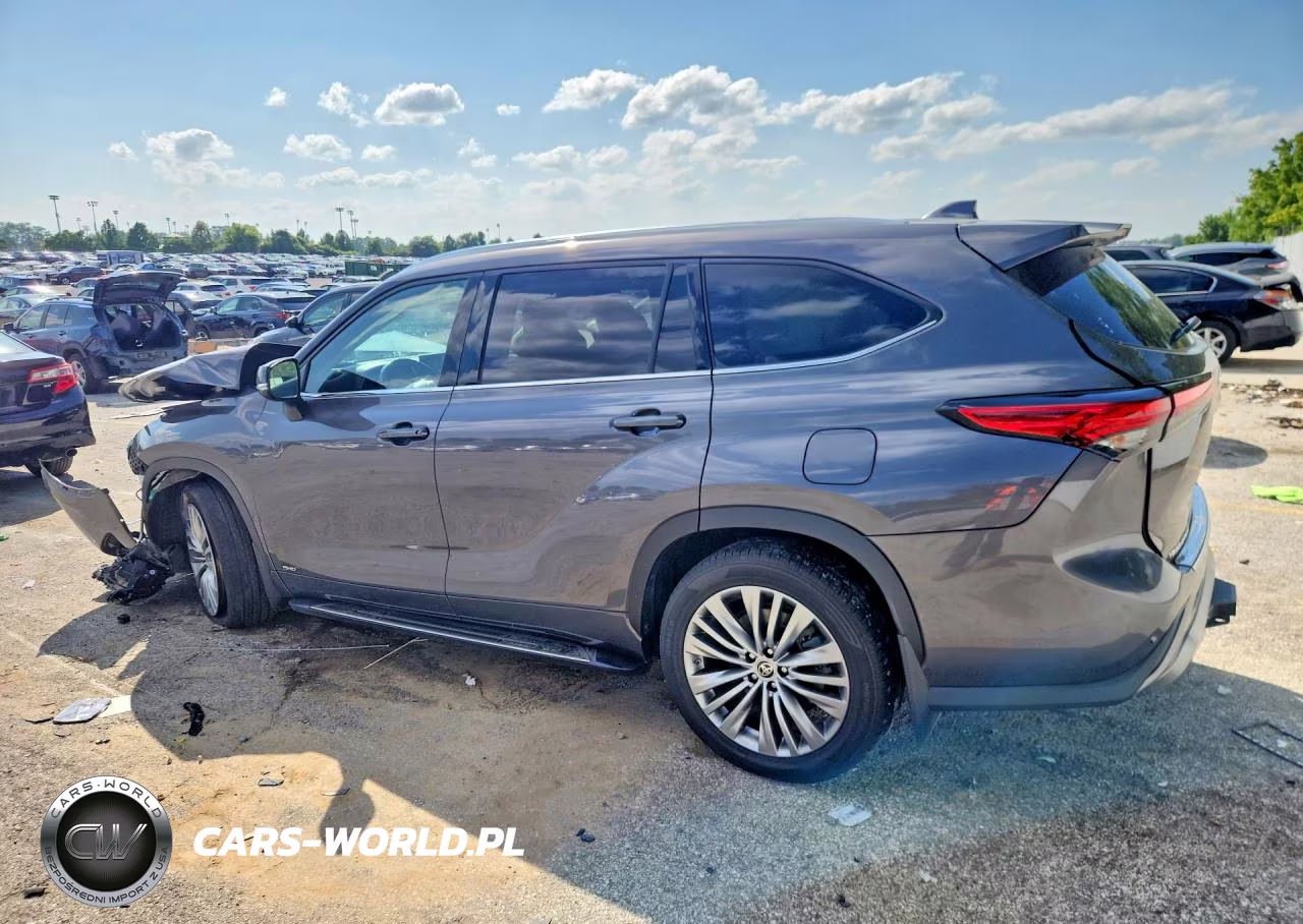 2022 Toyota Highlander Hybrid Platinum VIN:5TDEBRCH6NS092113 - 2