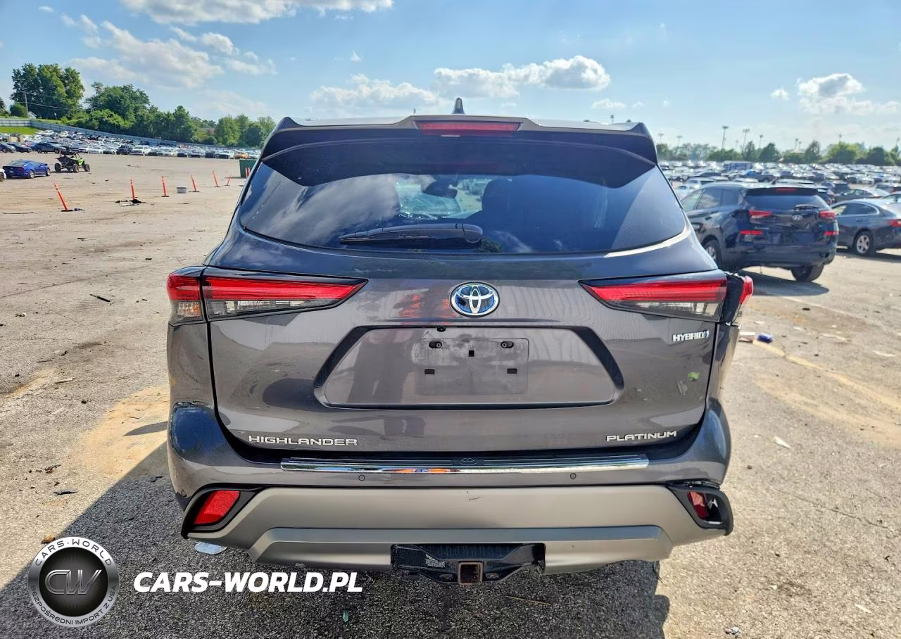 2022 Toyota Highlander Hybrid Platinum VIN:5TDEBRCH6NS092113 - 6