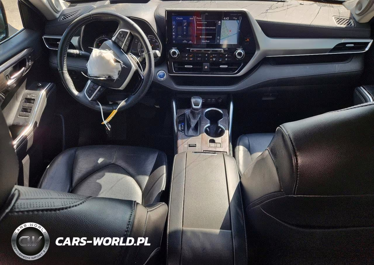 2022 Toyota Highlander Hybrid Platinum VIN:5TDEBRCH6NS092113 - 8
