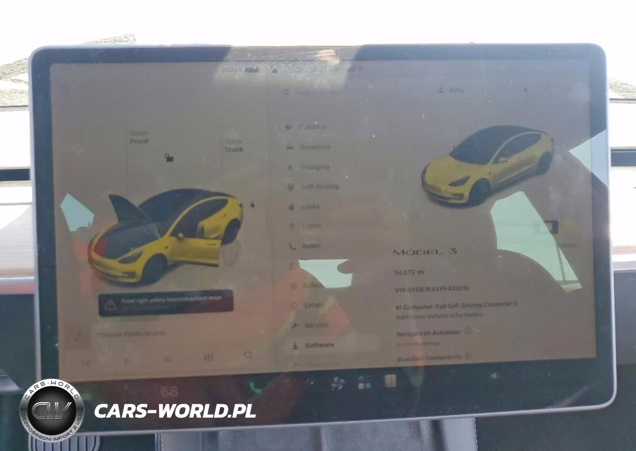 2023 Tesla Model 3 VIN:5YJ3E1EAXPF433018 - 9