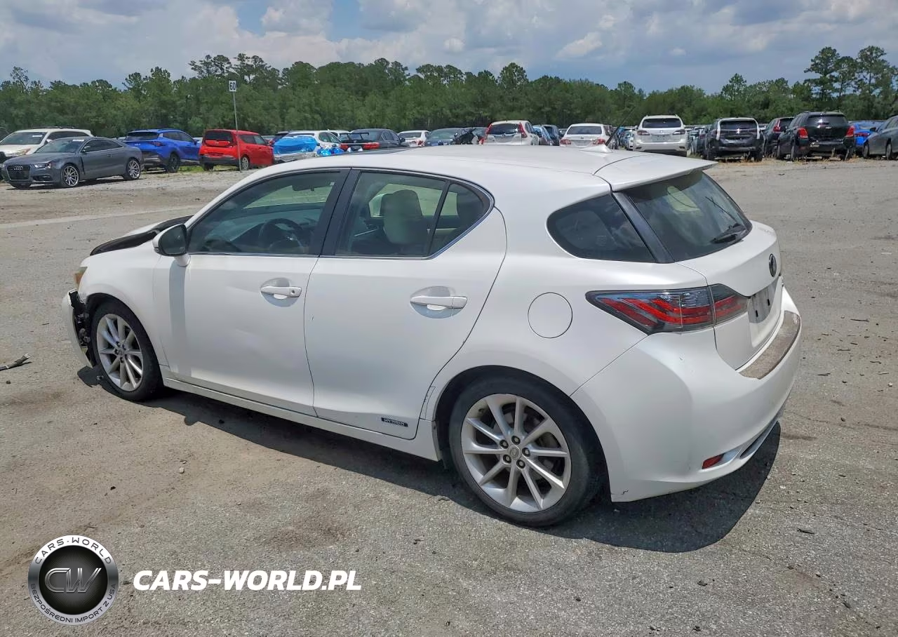 2012 Lexus Ct 200 VIN:JTHKD5BH8C2082712 - 2
