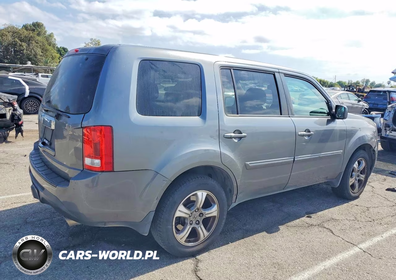 2013 Honda Pilot Exl VIN:5FNYF3H54DB036705 - 3