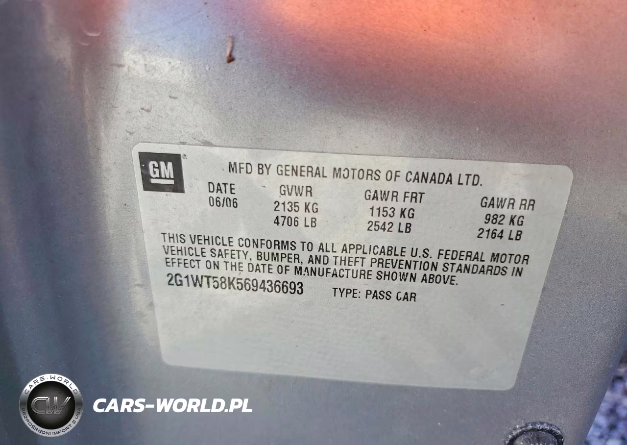 2006 Chevrolet Impala Lt VIN:2G1WT58K569436693 - 12