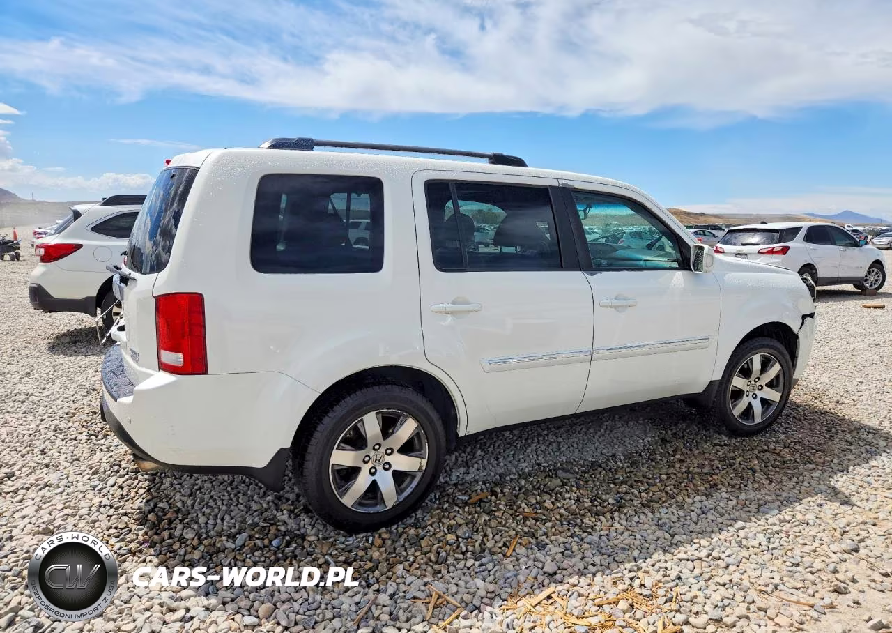 2012 Honda Pilot Touring VIN:5FNYF4H91CB025281 - 3
