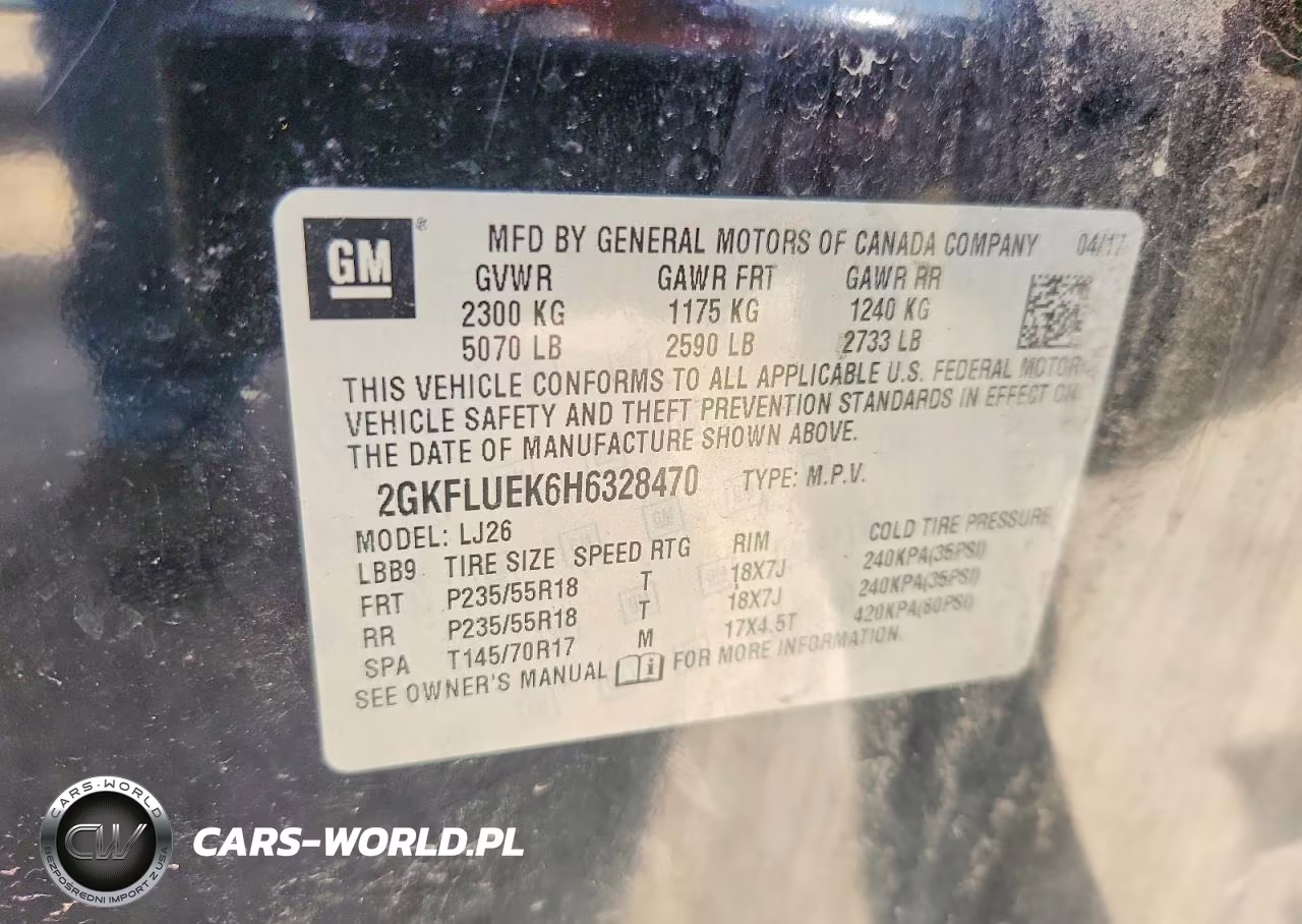 2017 GMC Terrain Slt VIN:2GKFLUEK6H6328470 - 12