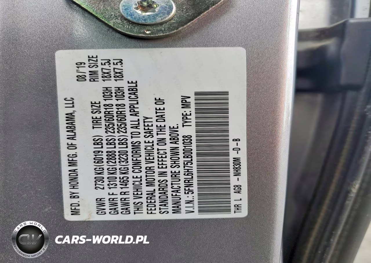 2020 Honda Odyssey Exl VIN:5FNRL6H75LB001038 - 14