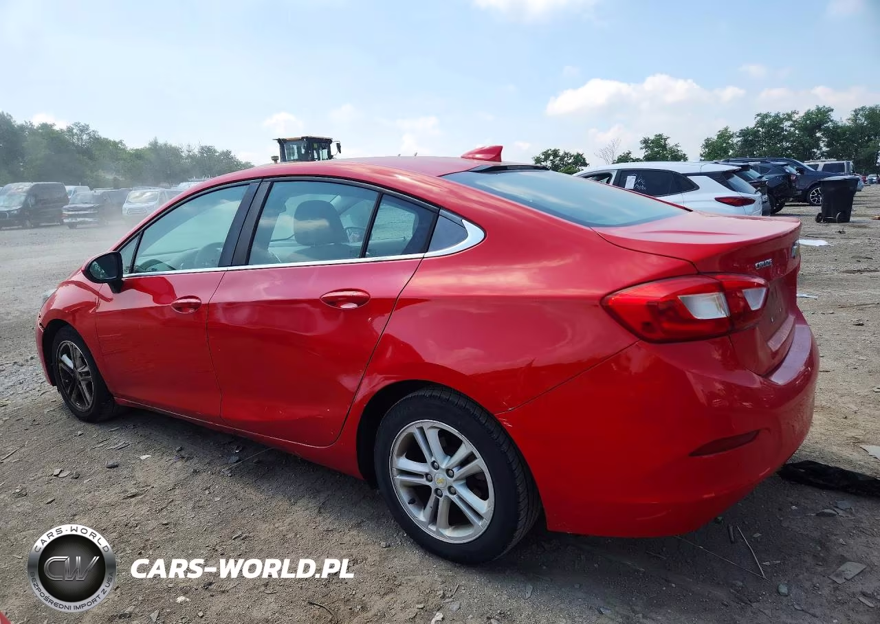 2016 Chevrolet Cruze Lt VIN:1G1BE5SM9G7249026 - 2