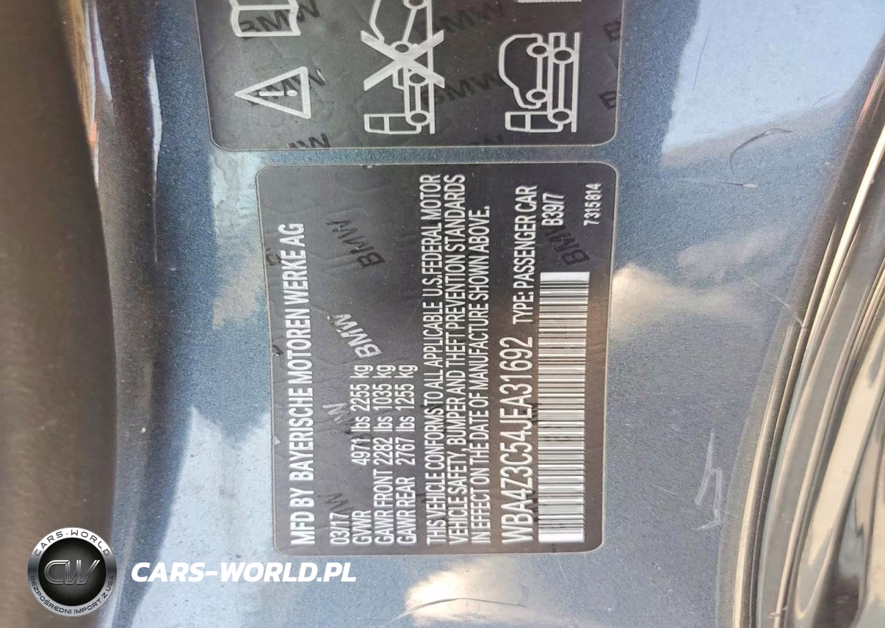 2018 BMW 430Xi VIN:WBA4Z3C54JEA31692 - 12