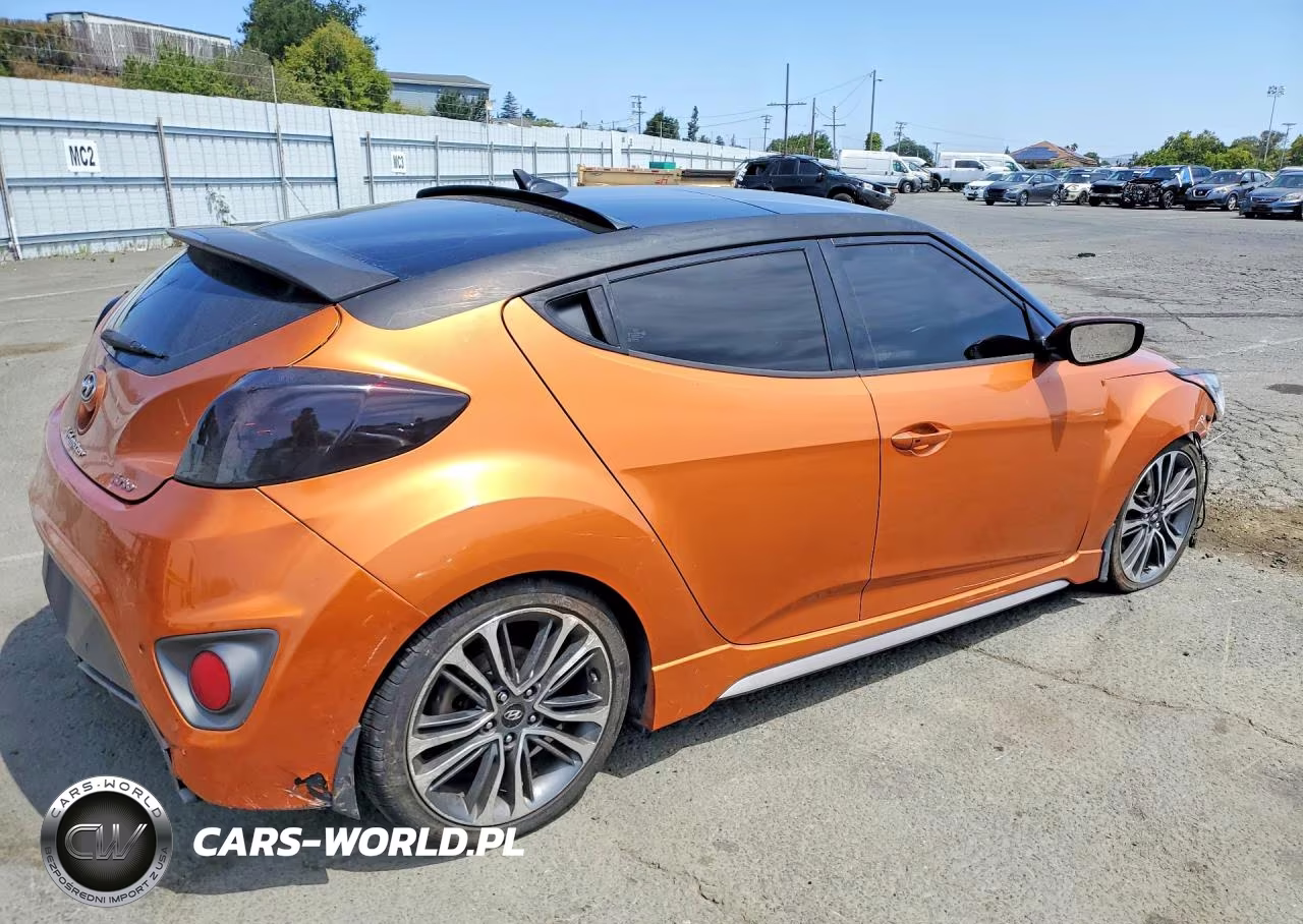2016 Hyundai Veloster Turbo VIN:KMHTC6AE4GU295197 - 3