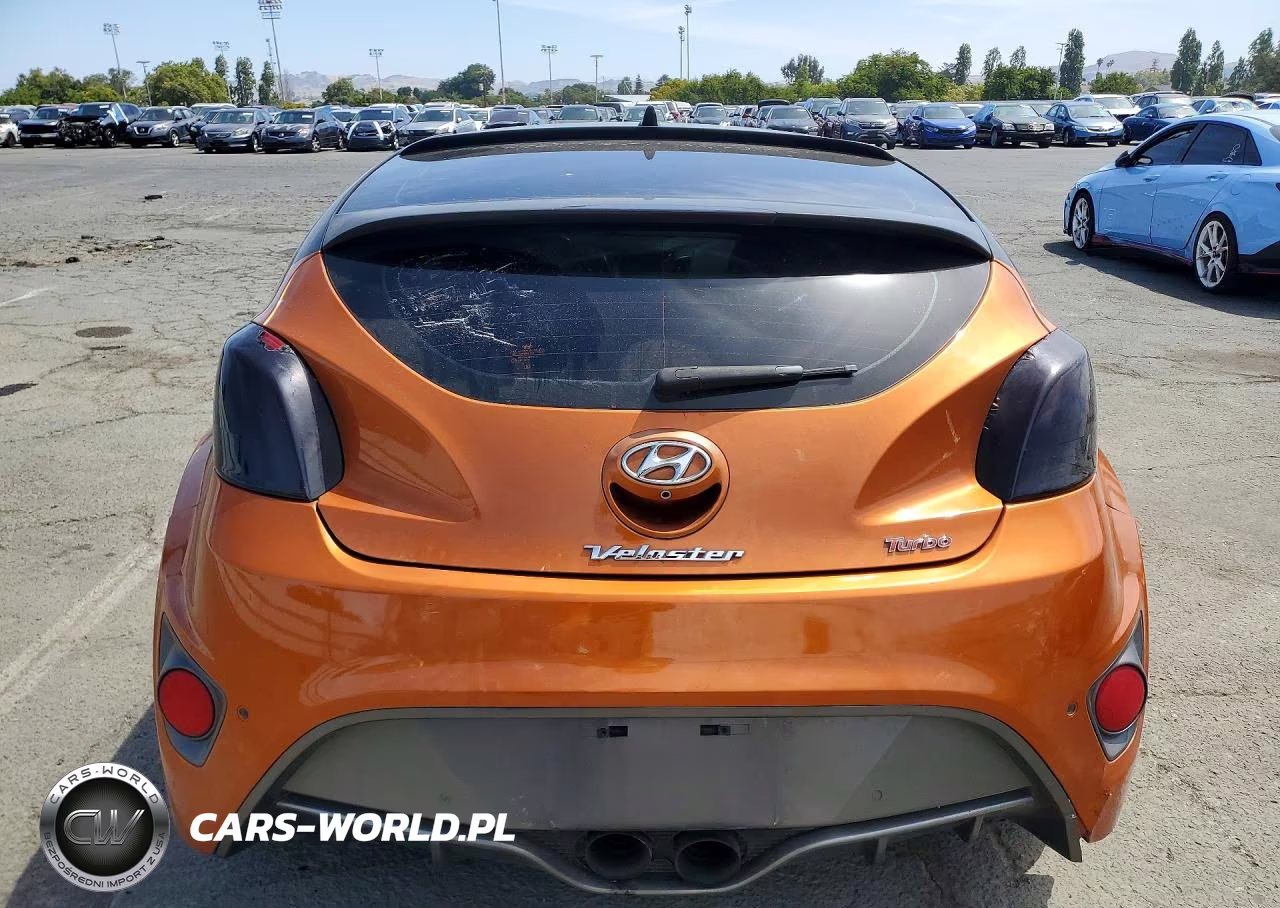2016 Hyundai Veloster Turbo VIN:KMHTC6AE4GU295197 - 6
