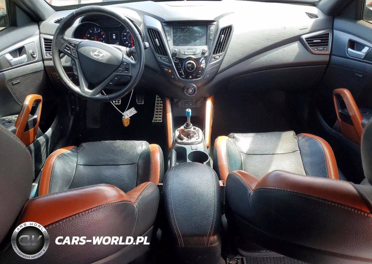2016 Hyundai Veloster Turbo VIN:KMHTC6AE4GU295197 - 8
