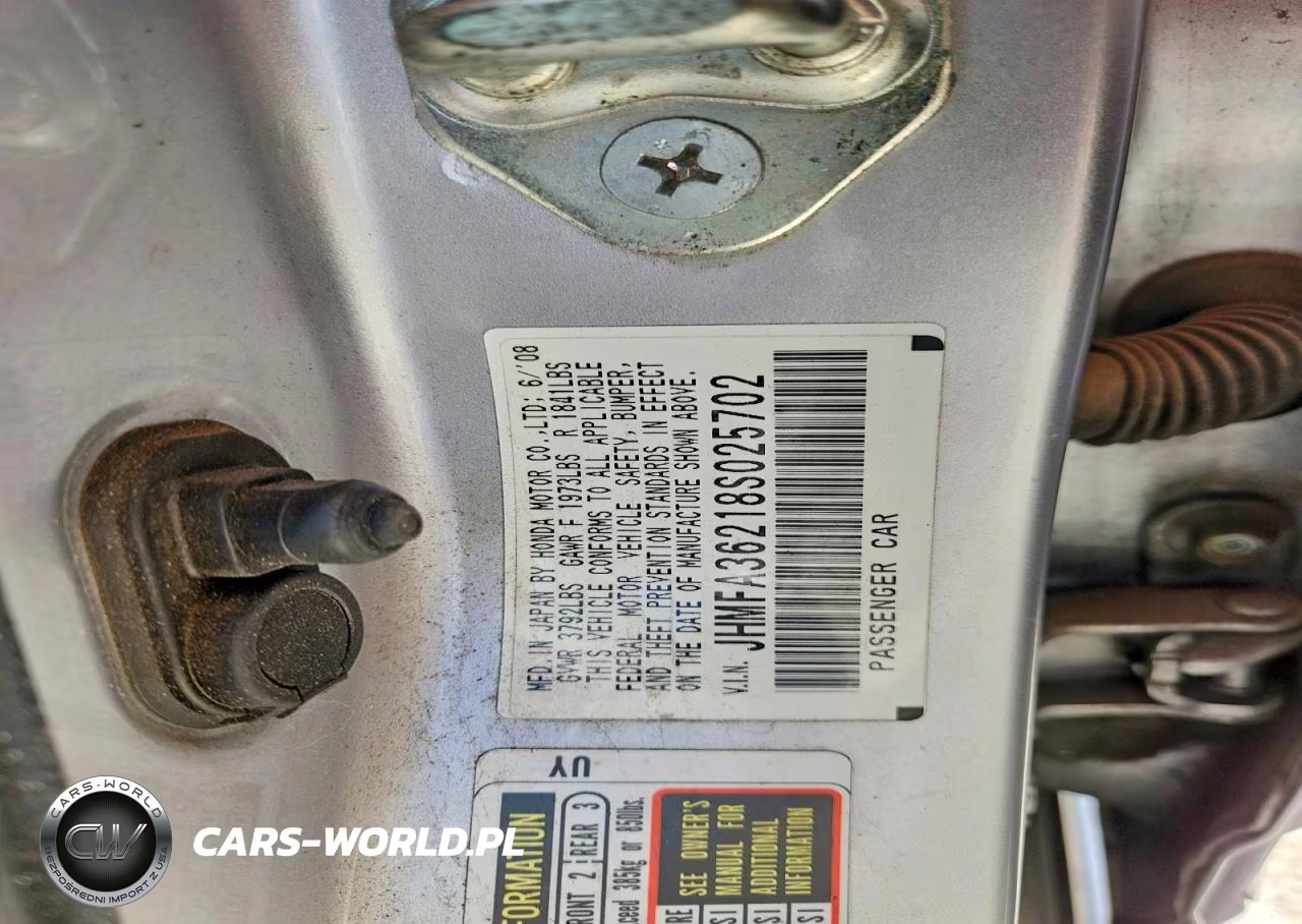 2008 Honda Civic Hybrid VIN:JHMFA36218S025702 - 12