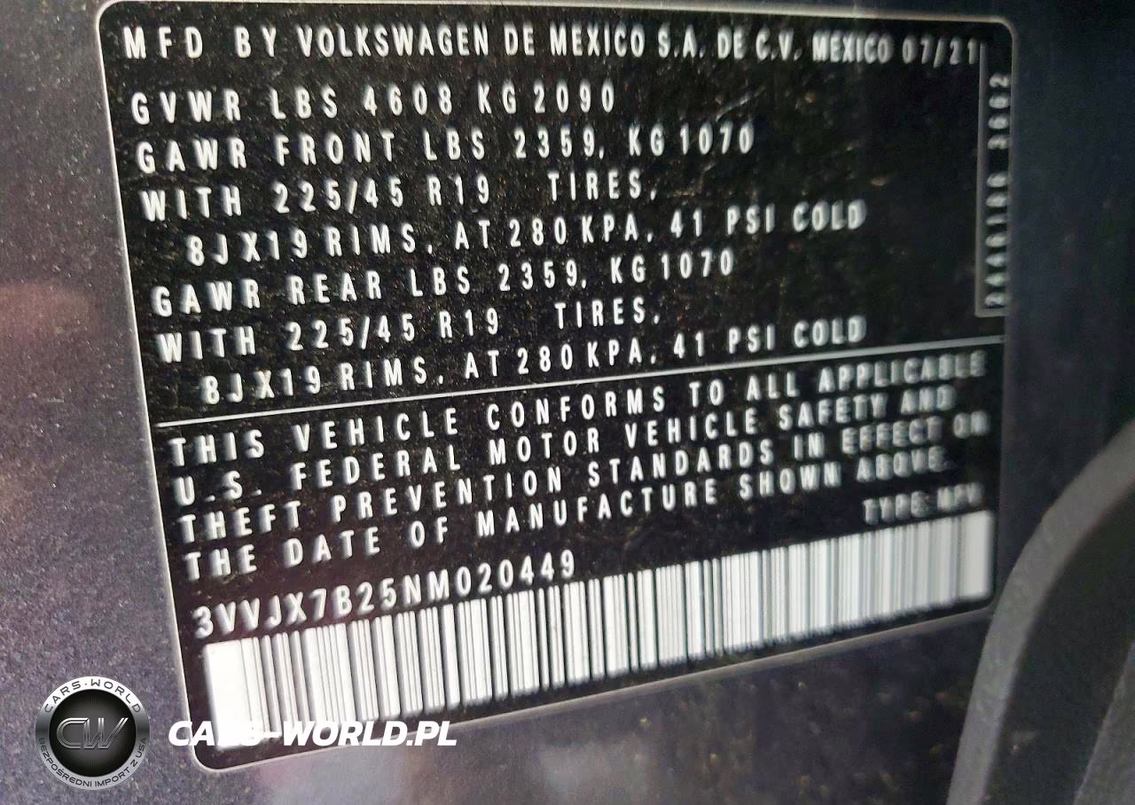 2022 Volkswagen Taos Sel VIN:3VVJX7B25NM020449 - 13