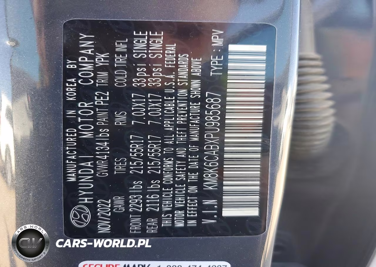 2023 Hyundai Kona Sel VIN:KM8K6CABXPU985687 - 12