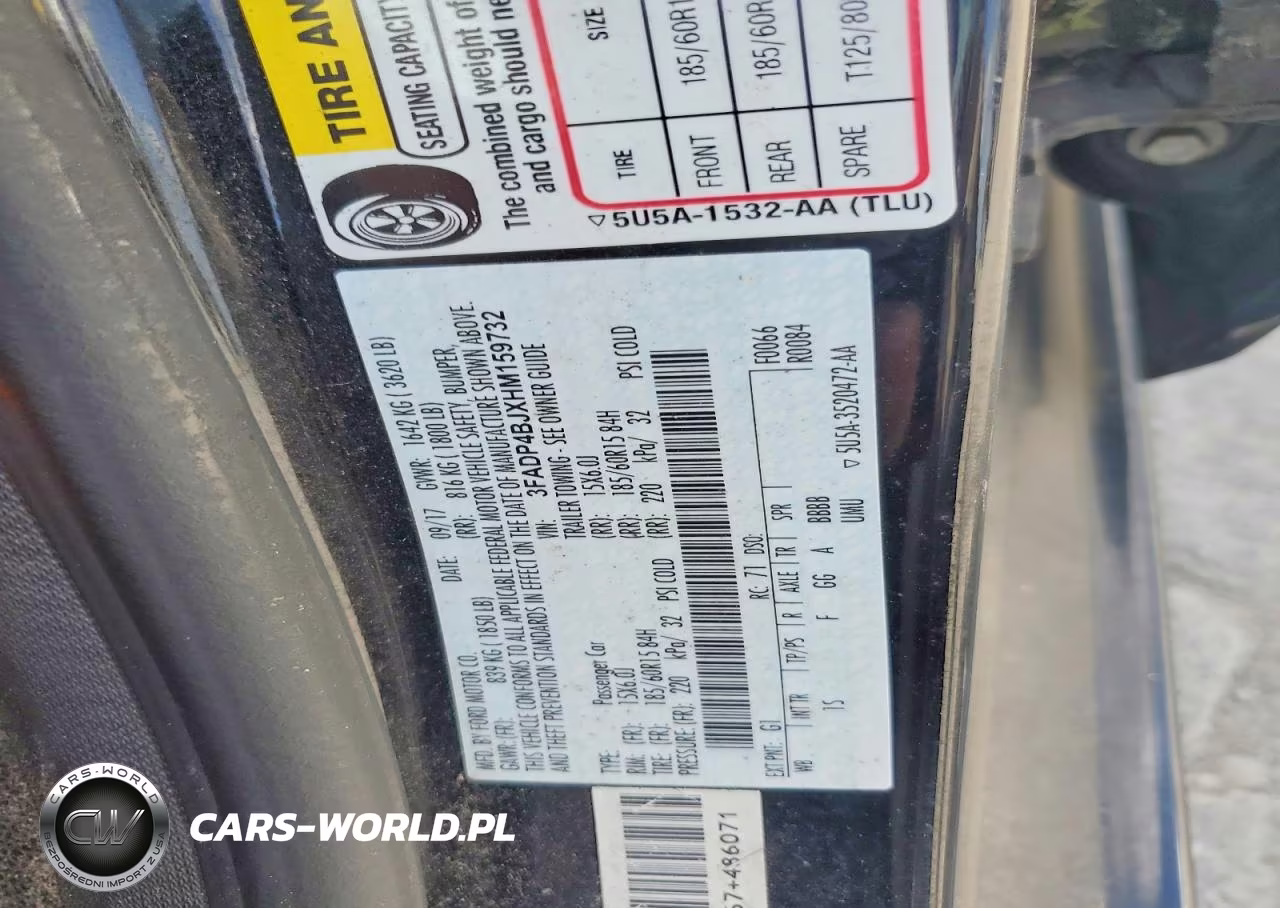 2017 Ford Fiesta Se VIN:3FADP4BJXHM159732 - 12